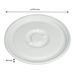 Gilac Lid for 50 L Food Contact Container with Black Handles and 35 L Small Tub Color: White | Buy Online | Gilac&trade; | Fisher Scientific