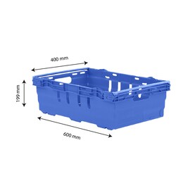 Gilac Multi-height Nesting Stacking Perforated Crate 35 L | Buy Online | Gilac&trade; | Fisher Scientific