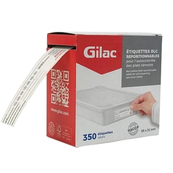 Gilac Repositionable Labels for Food Traceability 100 x 55 mm | Buy Online | Gilac&trade; | Fisher Scientific