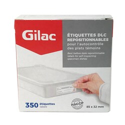 Gilac Repositionable Labels for Food Traceability 100 x 55 mm | Buy Online | Gilac&trade; | Fisher Scientific