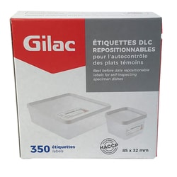 Gilac Repositionable Labels for Food Traceability 100 x 55 mm | Buy Online | Gilac&trade; | Fisher Scientific
