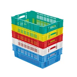 Gilac Nesting Stacking Perforated Crate 37 L | Buy Online | Gilac&trade; | Fisher Scientific