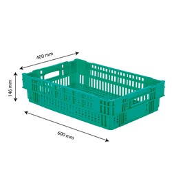 Gilac Nesting Stacking Perforated Crate 27 L | Buy Online | Gilac&trade; | Fisher Scientific