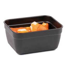 Gilac Rectangular Black Airtight Box with Clear Lid 0.4 L | Buy Online | Gilac&trade; | Fisher Scientific