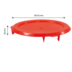 Gilac Flat Lid for 75 L HACCP Food Contact Container Rot | Buy Online | Gilac&trade; | Fisher Scientific
