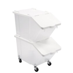 Gilac 30 L Ingredients Containers with Lids and 4 Wheels 565 x 315 x 690 mm | Buy Online | Gilac&trade; | Fisher Scientific