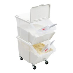 Gilac 30 L Ingredients Containers with Lids and 4 Wheels 565 x 315 x 690 mm | Buy Online | Gilac&trade; | Fisher Scientific