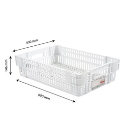 Gilac HACCP Nesting Stacking Perforated Crate 27 L | Buy Online | Gilac&trade; | Fisher Scientific