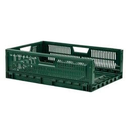 Gilac Foldable Stacking Crate Dimensions (L x W x H): 600 x 400 x 190 mm,