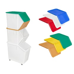 Gilac 80 L Ingrediensbeh llare med 4 hjul Klart lock | Buy Online | Gilac&trade; | Fisher Scientific