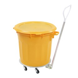 Gilac Flat Lid for 75 L HACCP Food Contact Container Yellow | Buy Online | Gilac&trade; | Fisher Scientific