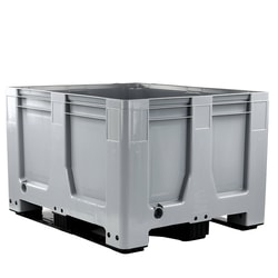 Gilac Pallet Container with 3 Runners Dimensions (L x W x H): 1000 x 1200