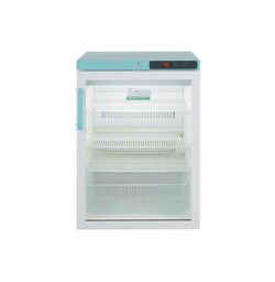 LEC Refrigeration PPGR158UK Pharmacy Control+ fridge 158Lt,glass door,W595