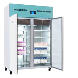 LEC Refrigeration PSR1200UK Pharmacy fridge 1200Lt, Large, double solid