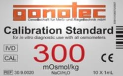 Osmolaritetskalibreringsstandard, Gonotec™
