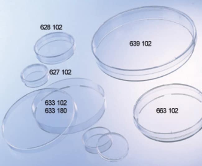 Greiner BioOne™ Polystyrene Petri Dishes Nonsterile; Vented; Dimensions 94 dia. x 16mmH