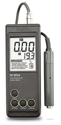 Hanna Instruments TDS meter HI-9034 portable waterproof 199.9/1999mg/L 19.99g/L Hanna | Buy Online | Hanna Instruments&trade; | Fisher Scientific