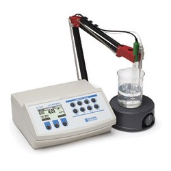 Hanna Instruments BENCH PH METER W/DOT MATRIX LCD (230V), Quantity: Varje
