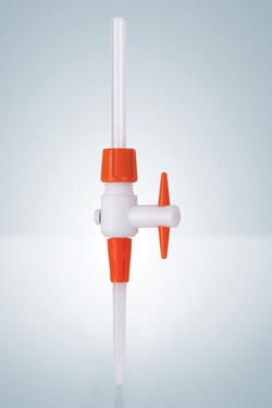 Hirschmann&trade;&nbsp;PTFE-Stopcock with PP Tip