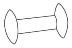 IKA X5 IKAFLON 37 bone Magnetic stirring bar, bone, 35x8x20 mm, Quantity: