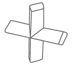 IKA X5 Magnetic stirring bar, cross, 38x38 mm, Quantity: Pack of 5