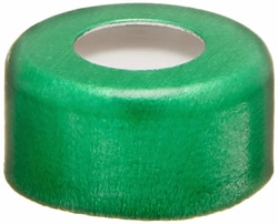 JG Finneran Associates&trade;&nbsp;Seal 5150-11G crimp cap Green seal PTFE / silicone green 11mm Finneran