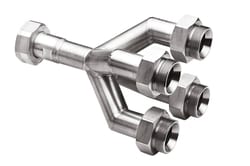 Julabo Quad Distributing Adapter 1x M38 x 1.5 F to 4x M38 x 1.5 M | Buy Online | Julabo&trade; | Fisher Scientific