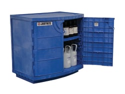 Justrite™ Polyethylene Corrosives/Acid Cabinet