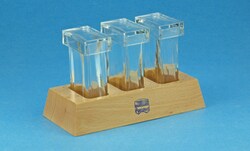 Karl Hecht Coloring blocks, made of wood,with3 rectangular ones, Quantity: