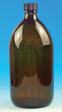 Karl Hecht Bernsteinfarbene Glasflasche mit Schraubkappe 200 ml | Buy Online | Karl Hecht&trade; | Fisher Scientific
