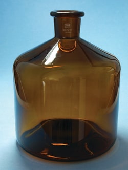 Bottles with cut NS 29/32 amber glass, 1000 ml, Quantity: Varje