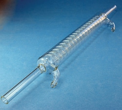 Karl Hecht Snake tube cooler with cut, DURAN 25 cm, Quantity: Each