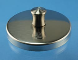 Karl Hecht Stainless steel lidwithhandle D=8cm, Quantity: Each