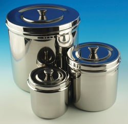 Karl Hecht Stainless steel cylinderwithbutton cover, 85x85mm, Quantity: