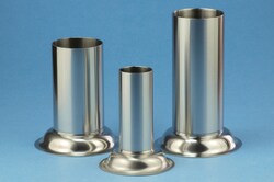 Karl Hecht Stainless steel thermometer cylinder 100x50mm, Quantity: Each