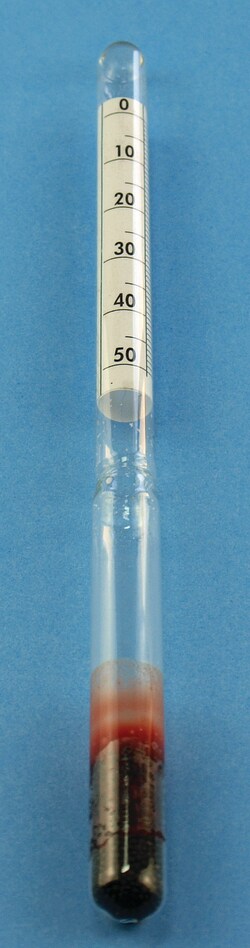 Karl Hecht Baumé sugar tester, without thermometer, 0-50:1, Quantity: Each