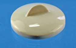 Karl Hecht Porcelain lid for crucible D=30mm, Quantity: Each