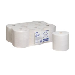 Kimberly-Clark™ Scott™ Performance rullet 1-lags papirhåndklæder 6665, 6 ruller