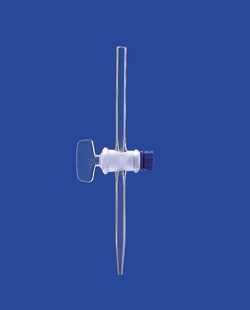Lenz Laborglasintrumente Burette Stopcock, Straight, with Glass Plug NS