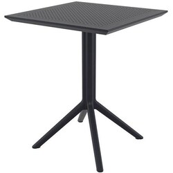 Manutan Folding Dining Table - Black - Weather Resistant - Sky, Quantity: