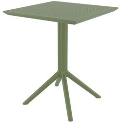 Manutan Folding Dining Table - Green - Weather Resistant - Sky, Quantity: