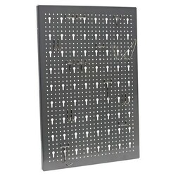 Manutan Multi Stor Pegboard + Pack of Assorted Hooks, Quantity: Each