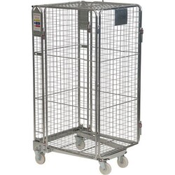 Manutan Budget Full Security Roll Pallet 1 Shelf 1690x735x850mm, Quantity: