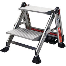 Manutan Step Ladder - 2 Wide Steps - Little Giant Jumbo Step, Quantity:
