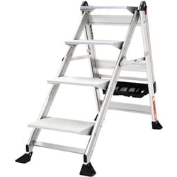 Manutan Step Ladder - 4 Wide Steps - Little Giant Jumbo Step, Quantity: