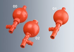 Marienfeld Superior Sicherheits-Pipettierbälle aus rotem Gummi 3 Ventile | Buy Online | Marienfeld Superior&trade; | Fisher Scientific