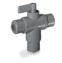 Masterflex 3-WAY VALVE 1/4 INCH, Quantity: Each
