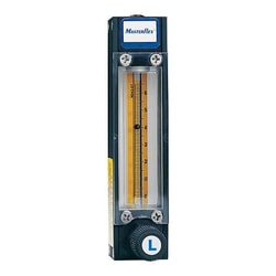 Masterflex 65-mm Correlated Flowmeter, w/ valve, 316 SS, 48.7 mL/min air,