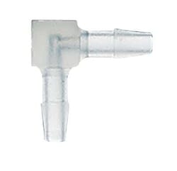 Masterflex X25 Barbed fitting, Elbow connector,Clear PP 1/16'', Quantity: