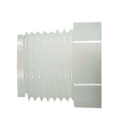 Masterflex X10 Threaded plug, polyethylene, 1/4' male NPT, Quantity: 10